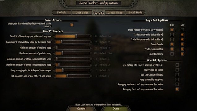 Bannerlord AutoTrader