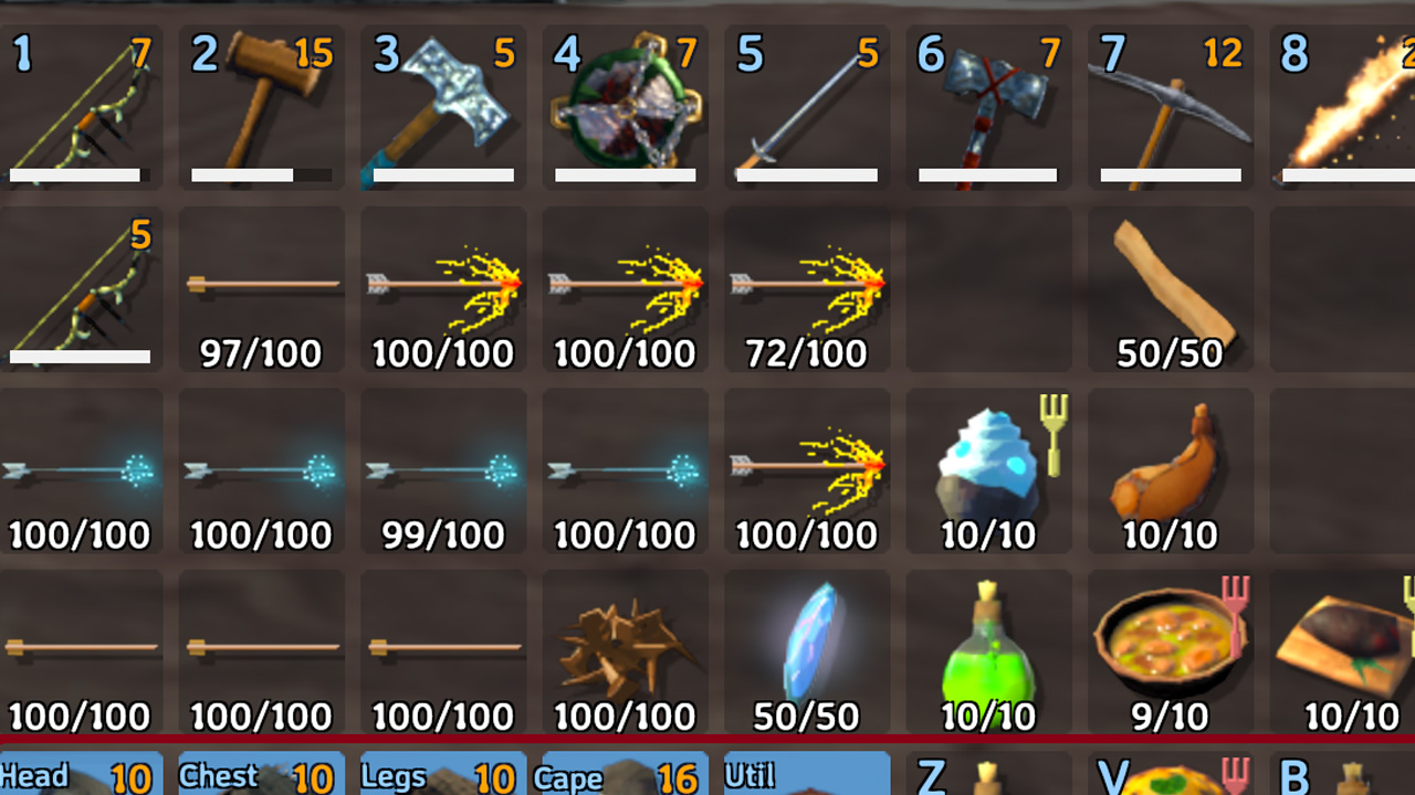 Equipment and Quick Slots
