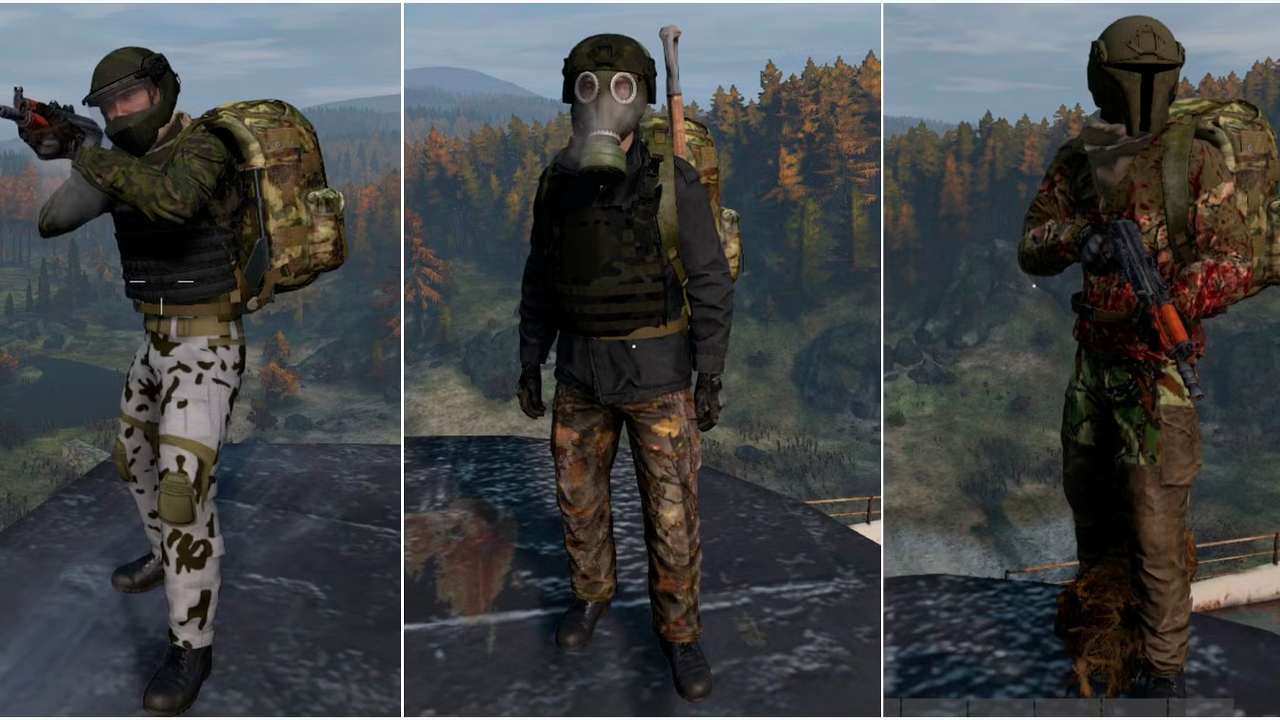 мод DayZ Camo Overhaul на одежду